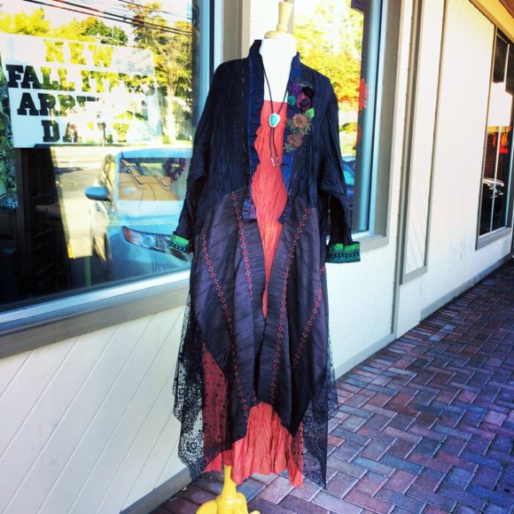 Lee Andersen 2 pc set dress and long jacket.