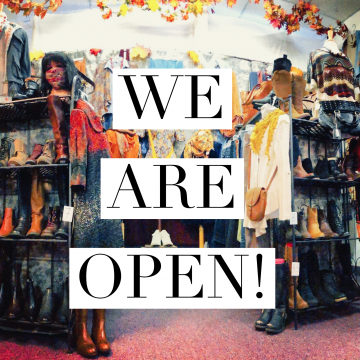 WE ARE OPEN!