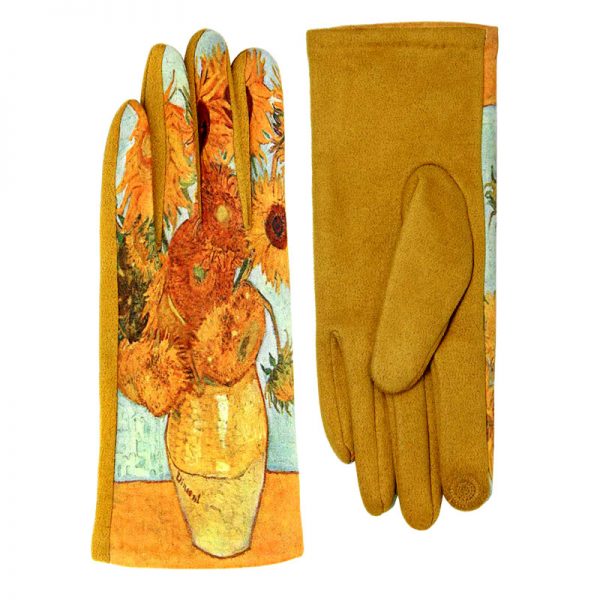 Sunflower Fleece-Lined Smart Gloves